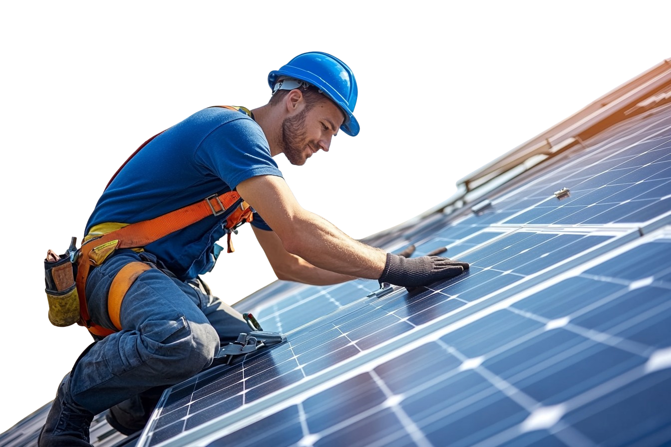 Solar panels background